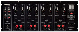 Bridgeable four-channel setup on the PT8000CH for higher output power.