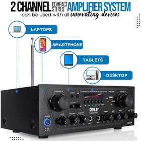 Pyle PTA24BT remote control for convenient operation