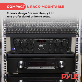 Pyle PTA42BT USB and microSD slots with playback, on-device media benefit