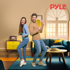 Pyle PUNP34BT vintage design enhances retro style in interiors.