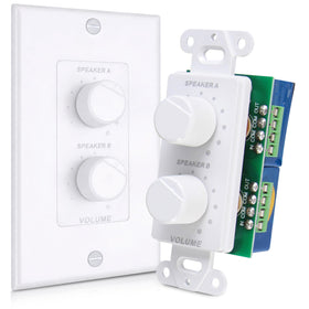 Pyle PVCD15 front view with rotary volume knob for precise audio control.