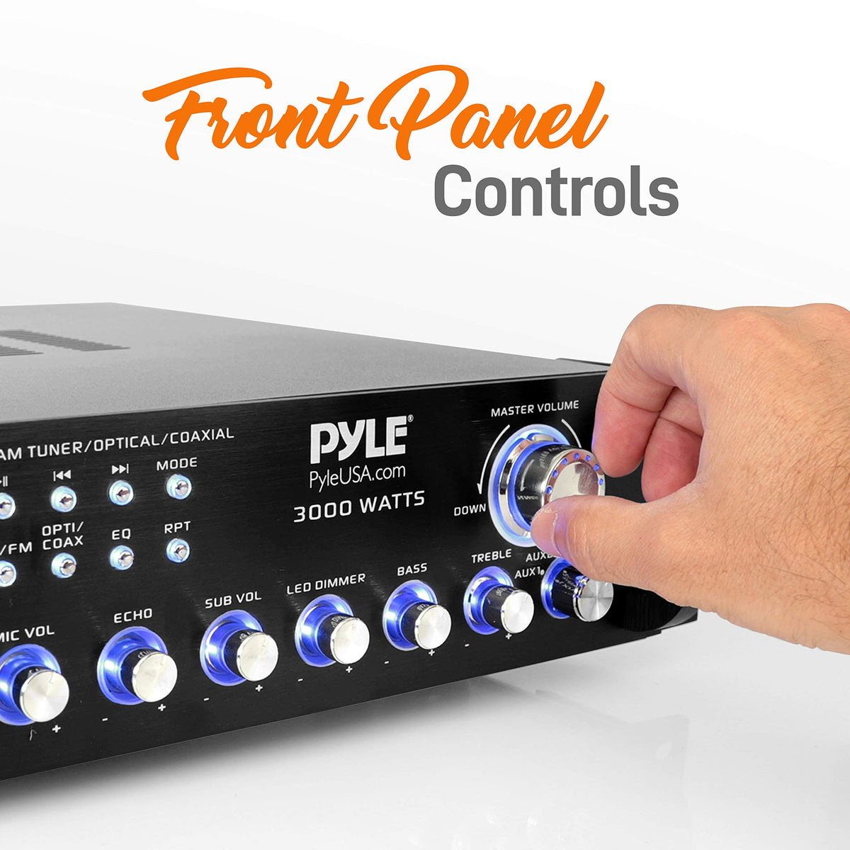 Pyle PWMA4004BT Bluetooth streaming from mobile devices