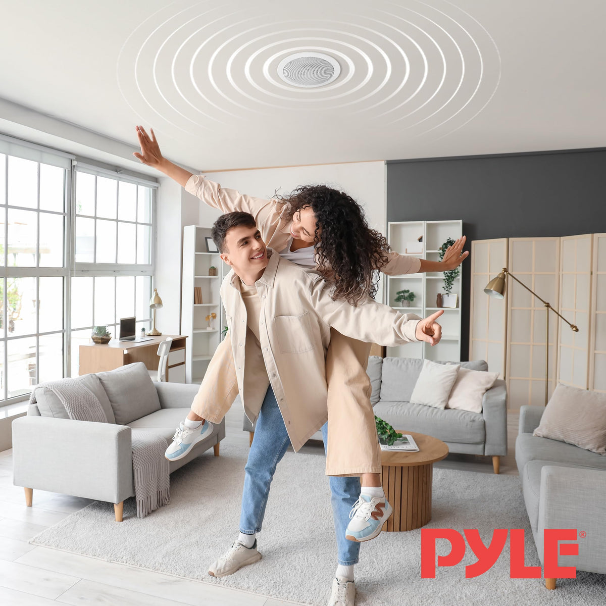 Pyle PWRC52 ideal for indoor and patio spaces with durable design.