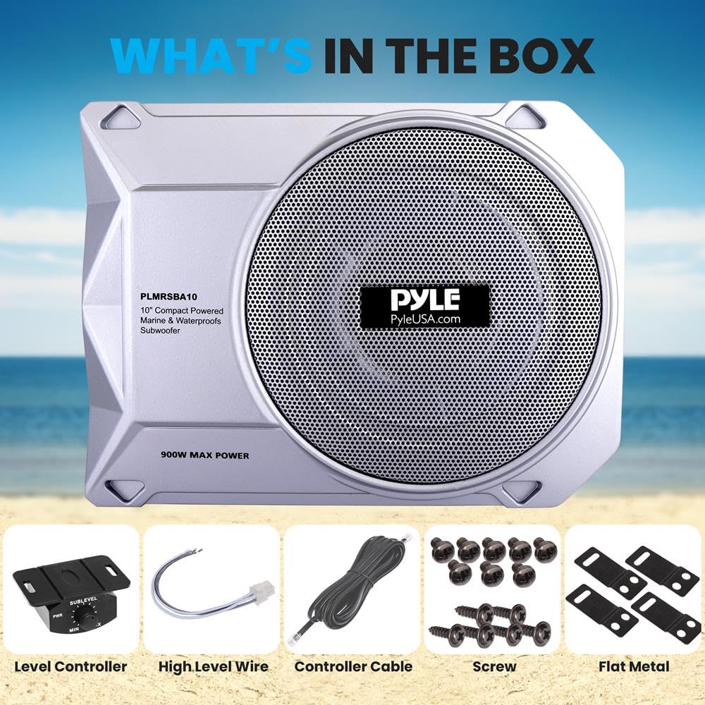 Pyle remote bass boost lets you tailor depth while driving.