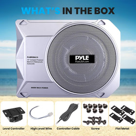 Pyle remote bass boost lets you tailor depth while driving.