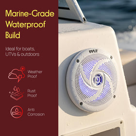 Pyle side profile demonstrating shallow mounting depth for tight spaces