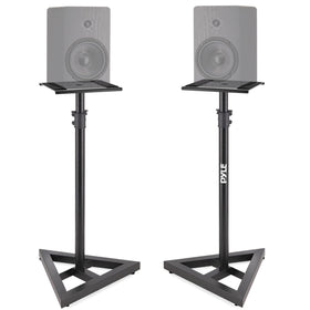 Pyle speaker stand base provides stable support for studio or home theater.