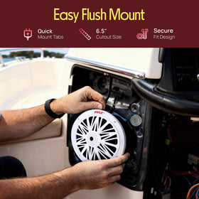 Pyle wiring and mounting hardware included for easy installation