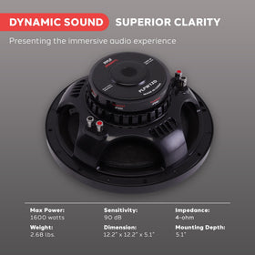 Pyle spring-loaded push-down terminals close-up for tool-free secure wiring and reliable contact