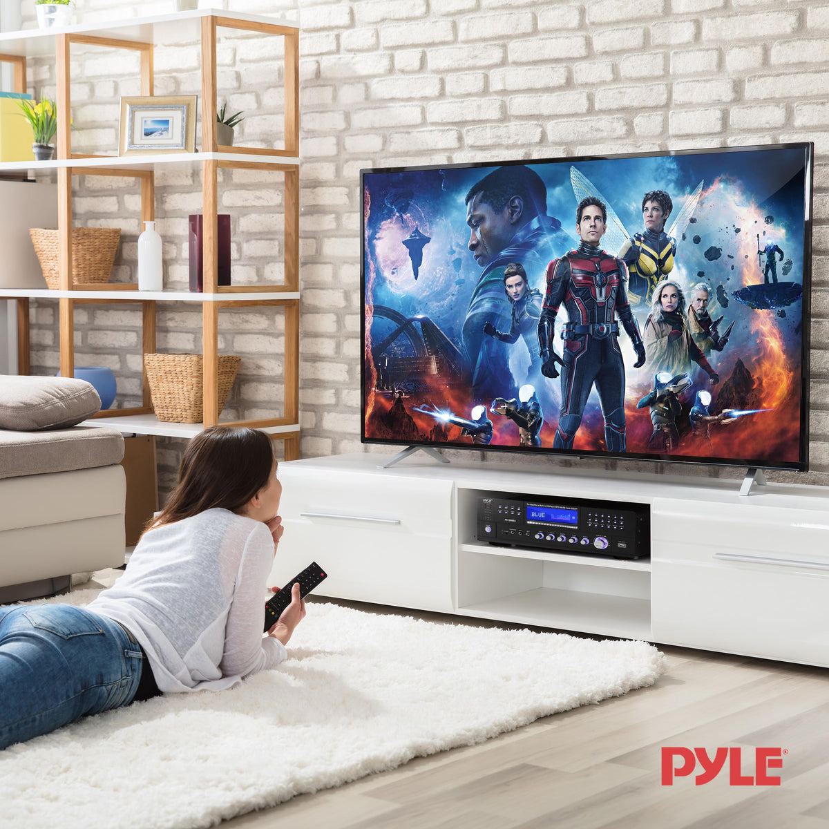 Pyle subwoofer output helps connect bass-heavy speakers for deep low end.