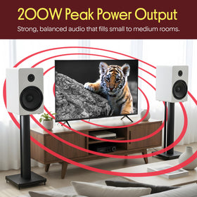 Pyle wall mount bracket included with the speakers