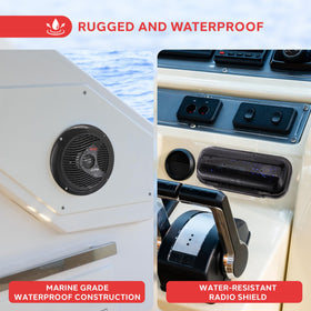 Pyle wireless remote control enables easy deck volume and playback adjustments