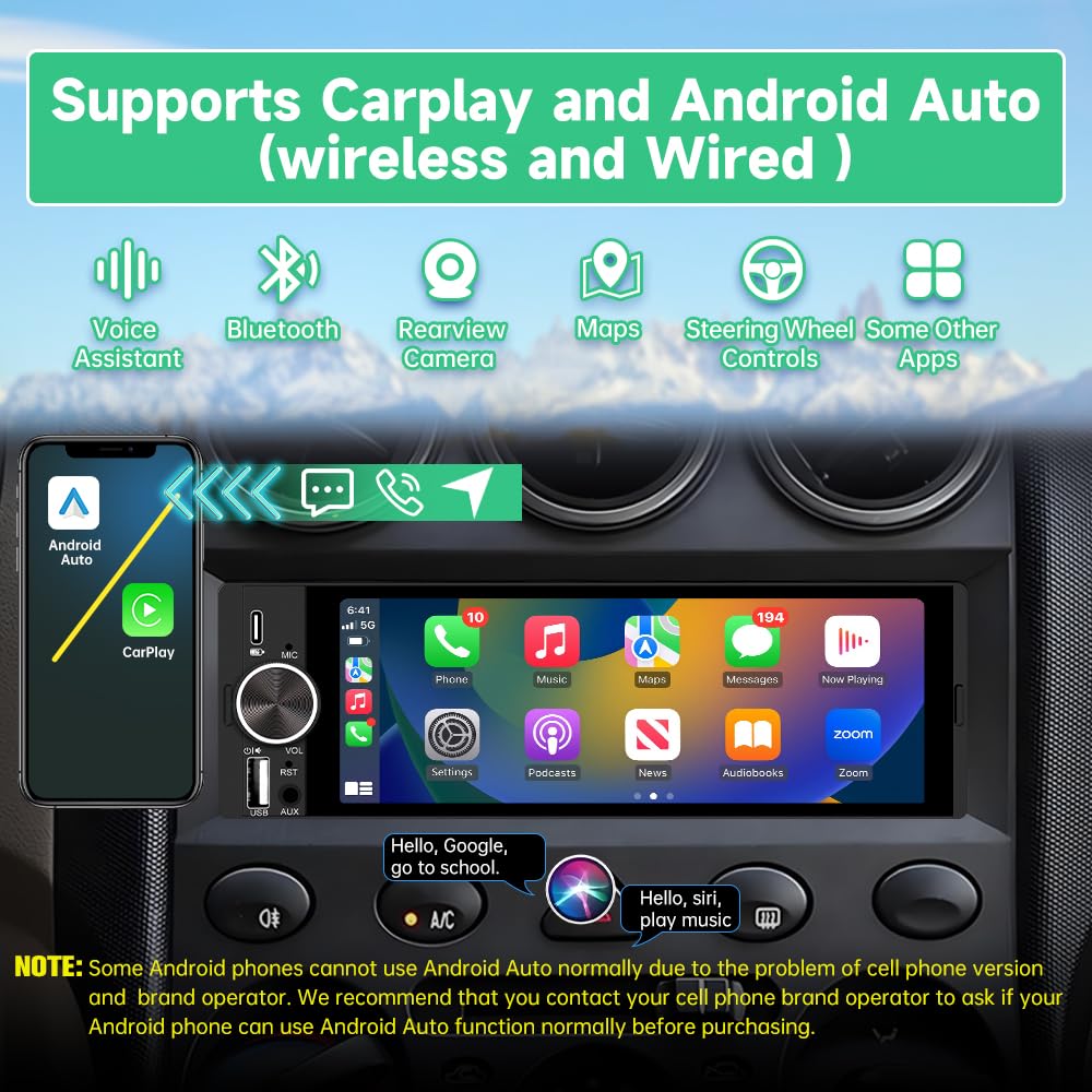 Pyniro rear view showing backup camera input for safer reversing