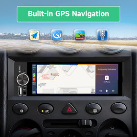 Pyniro side profile illustrating single-DIN fit for compact installs