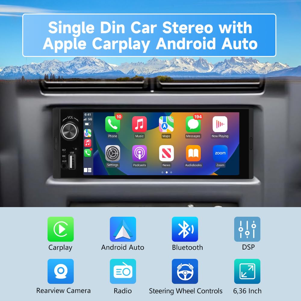 Pyniro IPS touchscreen close-up displaying vivid colors and large icons benefit