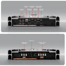Pyramid PB3818 with silver-plated RCA ports for clear signal