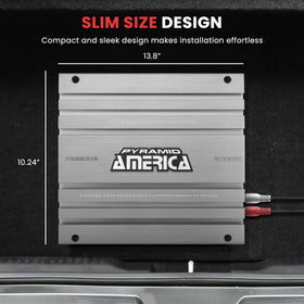 Pyramid PB3818 slim design fits tight installation spaces
