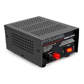 Pyramid PS7KX front panel showing power switch and terminals for easy bench control