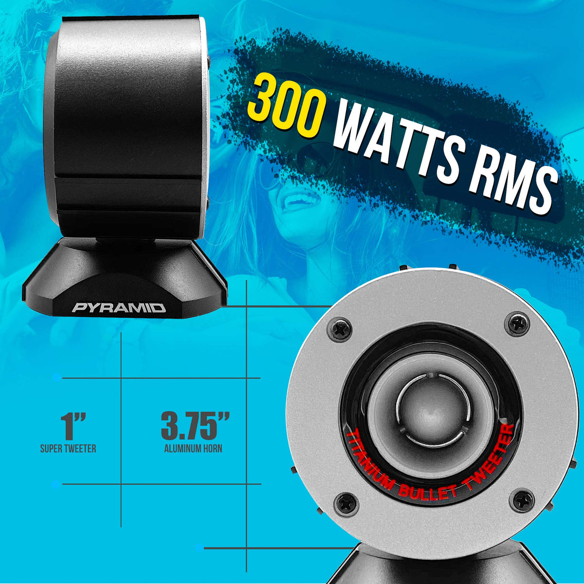 Pyramid TW28 side swivel mount demonstrating adjustable aiming benefit