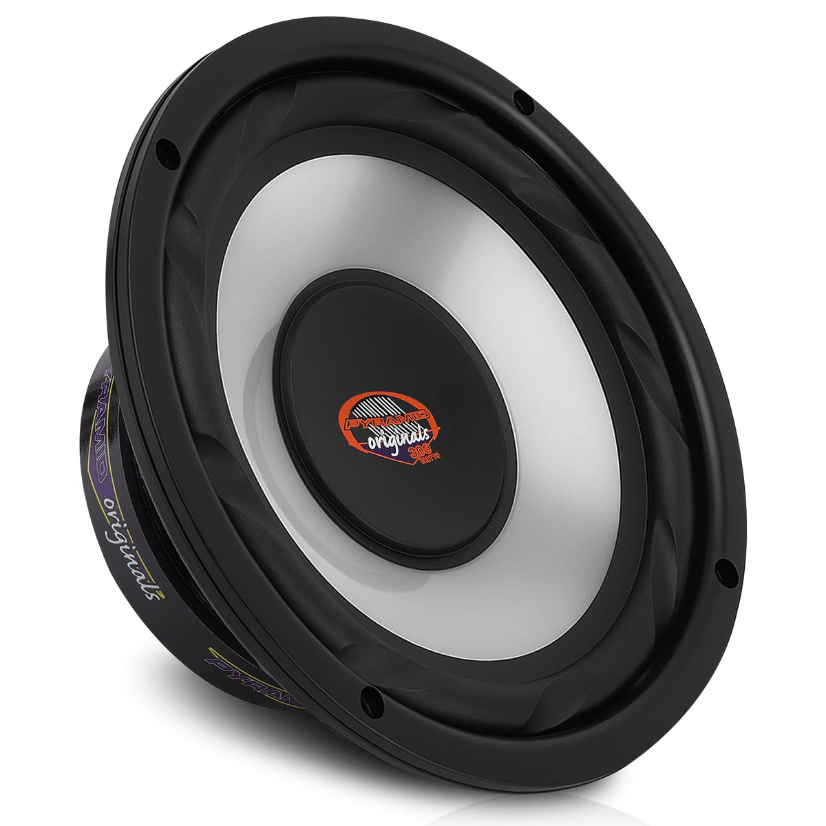 Pyramid WX65X six-point-five-inch woofer front view for high-output car audio.