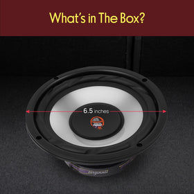 Pyramid WX65X vented motor structure supports smoother bass and less distortion.