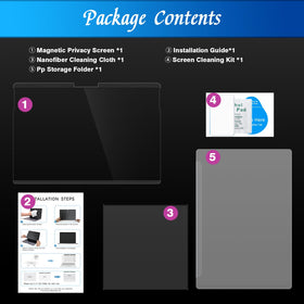 PYS privacy screen provides comfortable, glare-free viewing