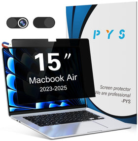PYS front view on MacBook Air 15 showing clean fit and protection benefit