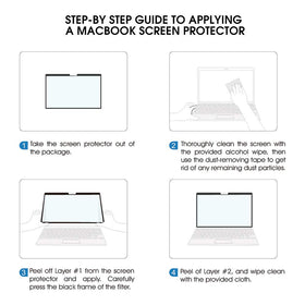 PYS MacBook Air 13 protector fingerprint-resistant for cleaner screen