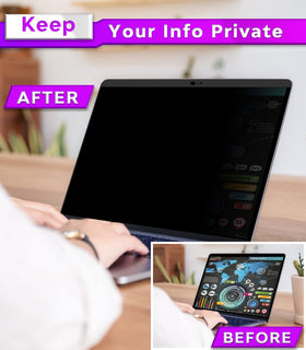 PYS MacBook Air blue light filter reduces eye strain while preserving clarity