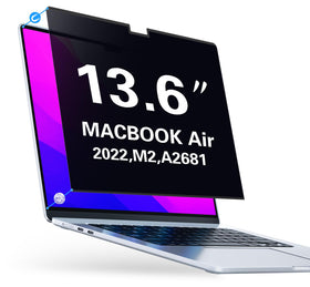 PYS MacBook Air privacy screen front view for discreet privacy.