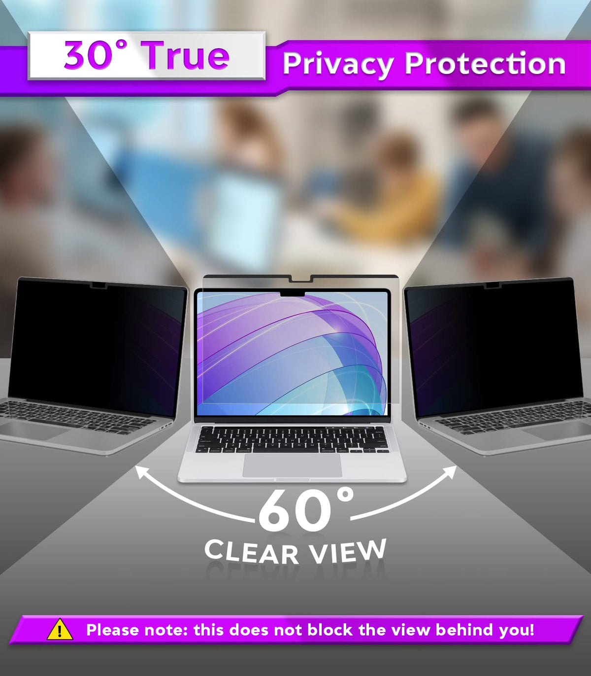 PYS privacy screen magnets showing easy removal and reattachment.