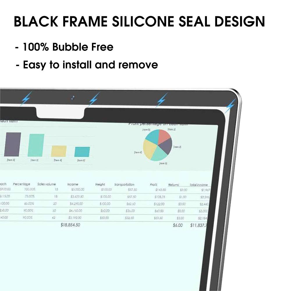 PYS MacBook Pro 13 screen protector anti-glare reduces reflections