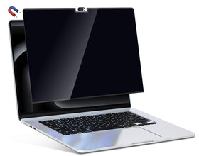 PYS magnetic privacy screen for MacBook Pro 16 top attachment keeps your display private.
