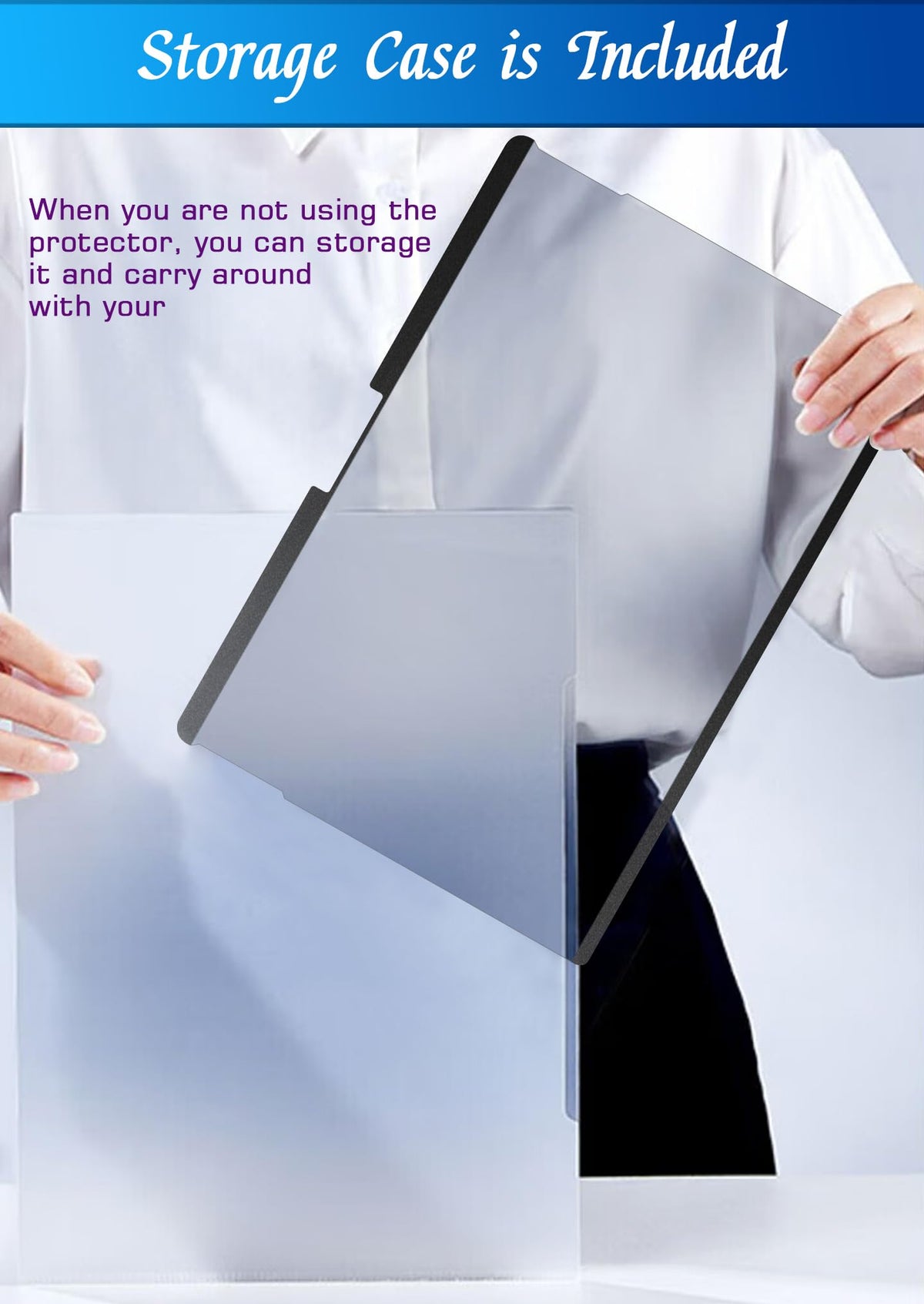 PYS privacy screen ideal for professionals requiring privacy on the go