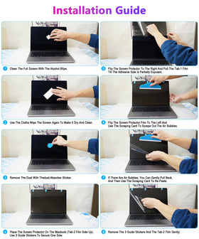 PYS privacy screen MacBook 13 anti-glare improves visibility in bright environments