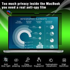 PYS side angle demo showing darkened screen for privacy protection