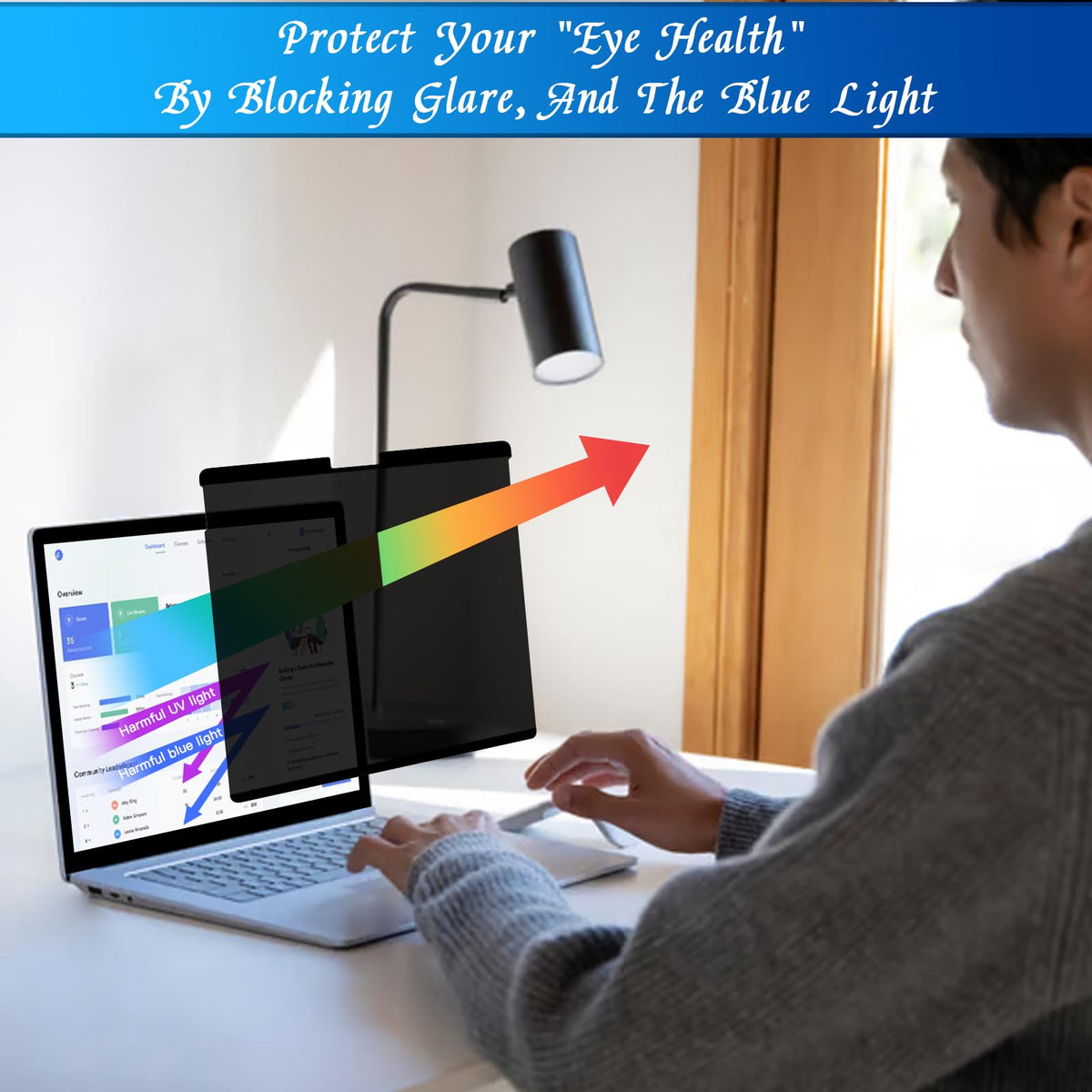 PYS privacy screen storage clip keeps the accessory safe when not in use