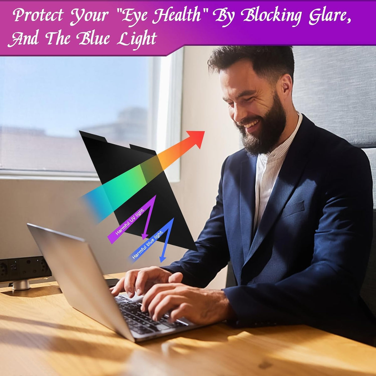 PYS side view showing blackout effect to protect on-screen data