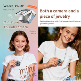 Pyxfeiiu Mini Keychain Camera supports 128GB expansion for longer trips and events.