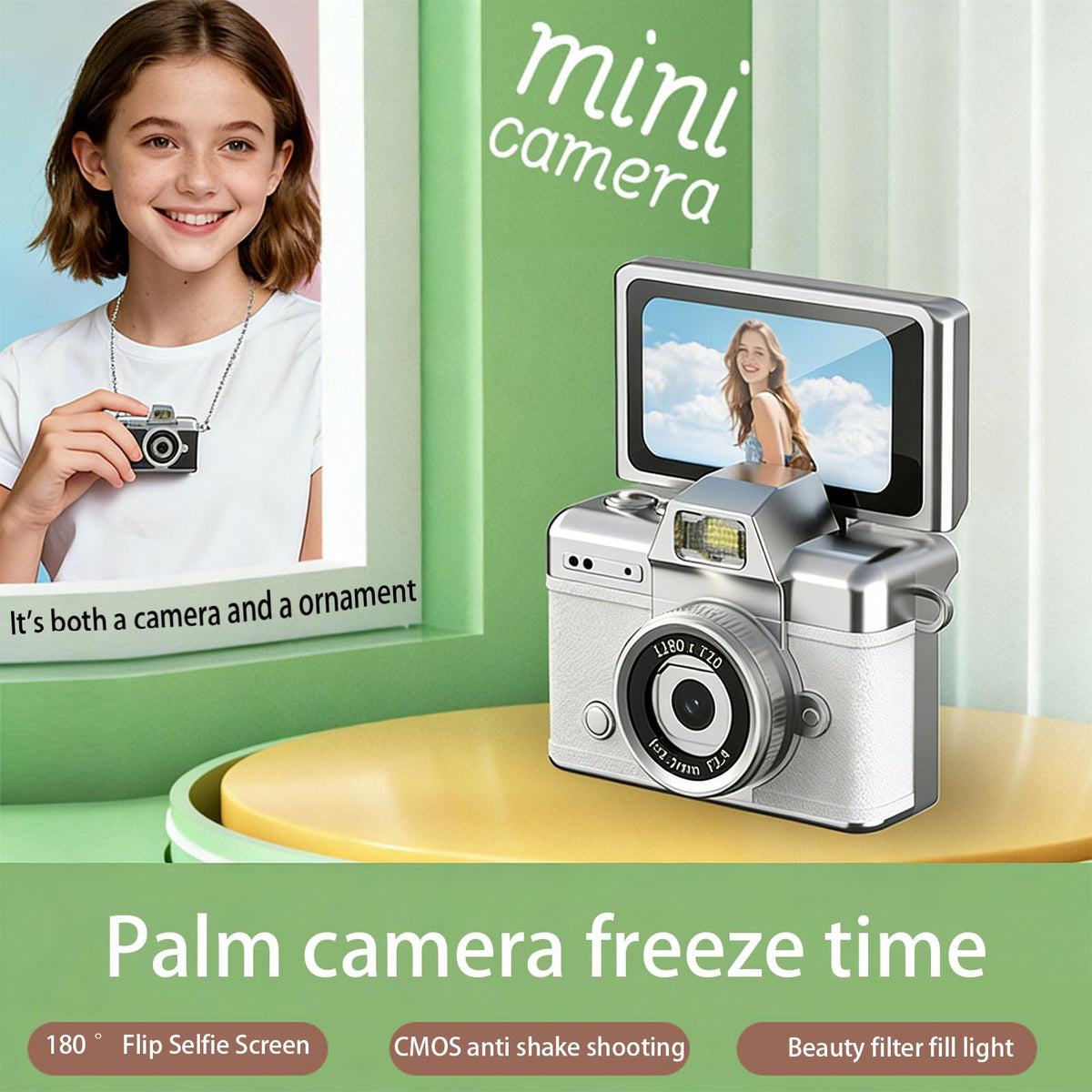 Pyxfeiiu mini keychain camera portable design fits in your pocket