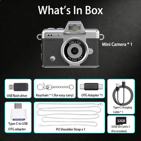 Pyxfeiiu mini keychain camera travel vlog ready for adventures