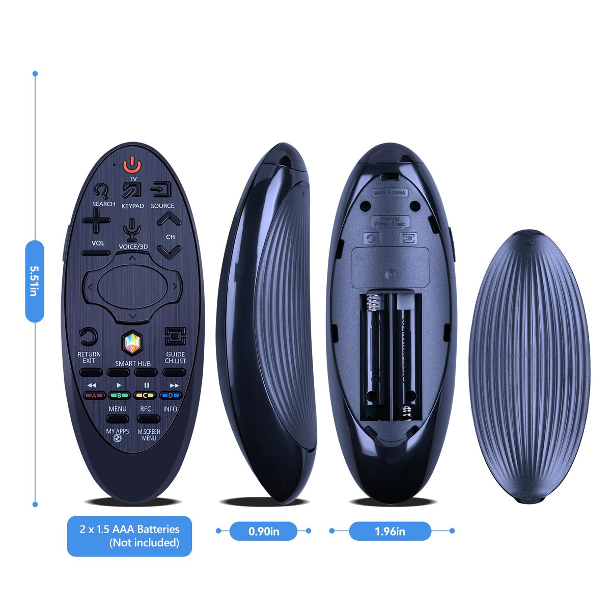 PZL BN59-01181B remote; plug in batteries and go—no programming required.