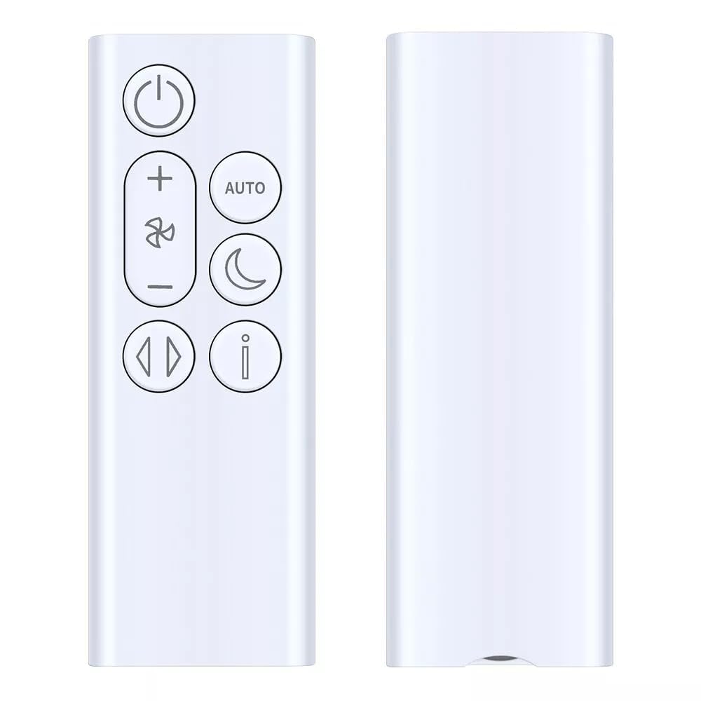 PZL Dyson TP10 remote white, front view for quick purifier control.