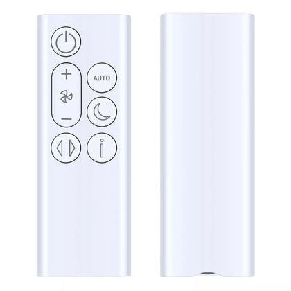 PZL Dyson TP10 remote white, front view for quick purifier control.