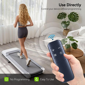 PZL ergonomic arc-design remote provides comfortable grip during workouts.