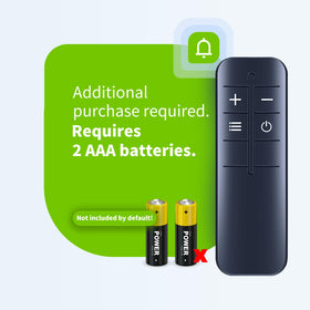 PZL remote packaging image displaying included item and ready-to-use setup.