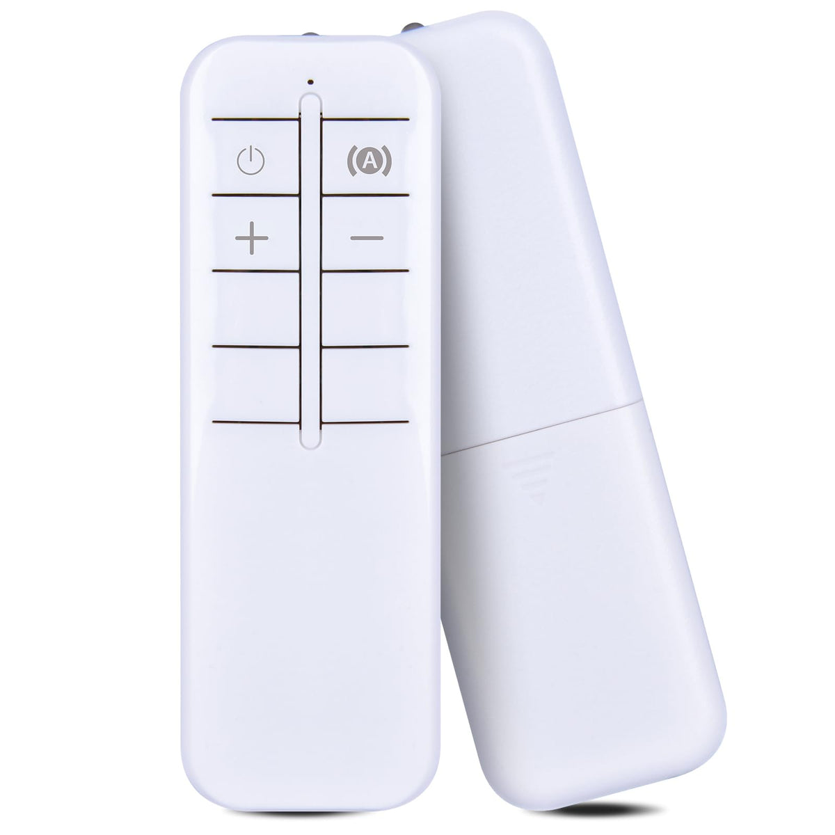 PZL remote front view showing buttons and clear labeling for easy control