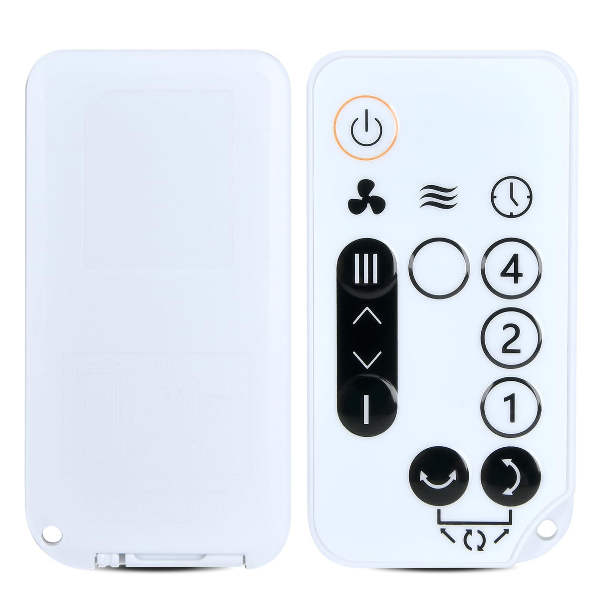 PZL remote front view showing full layout and quick replacement benefit