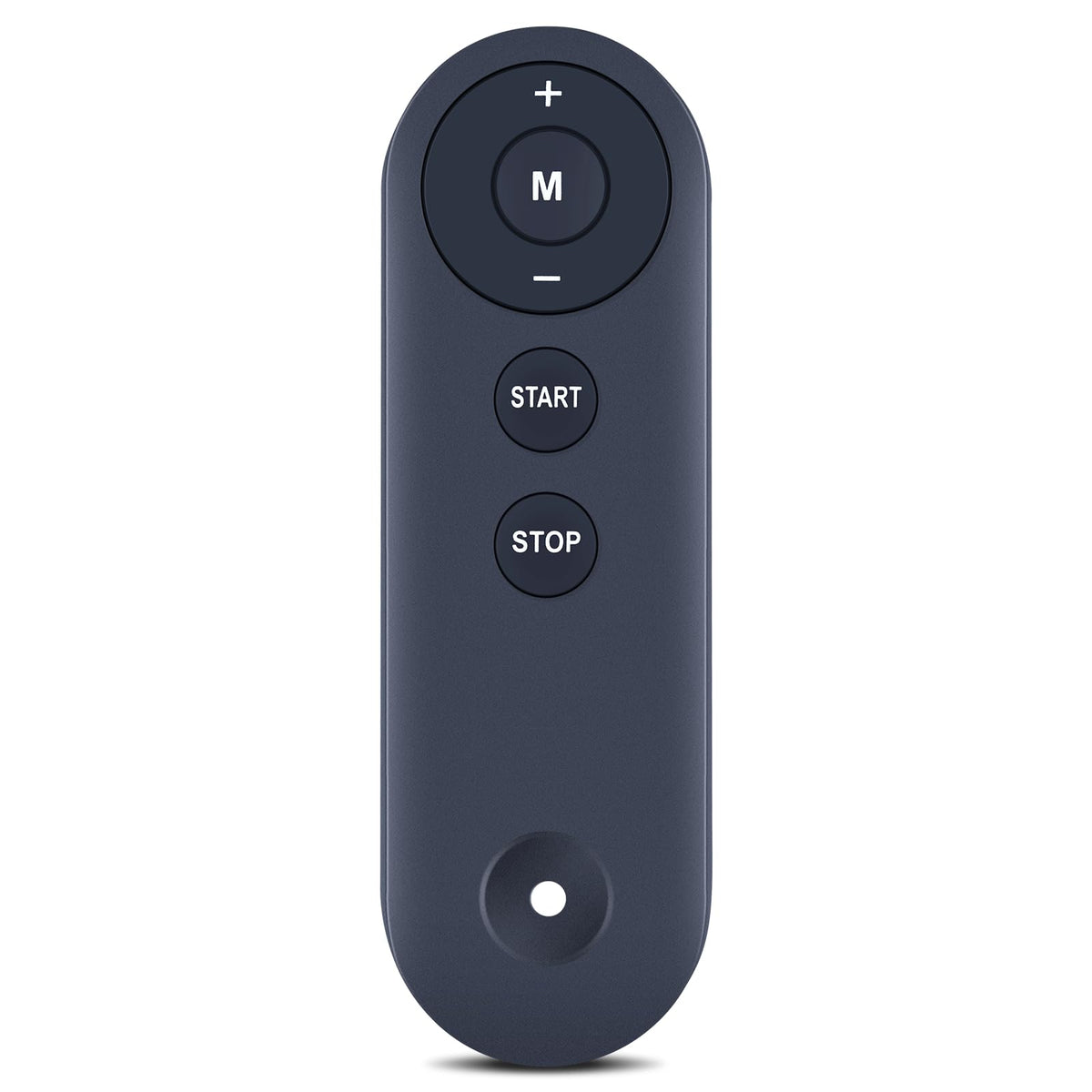 PZL front view remote showing buttons and compact design for easy control