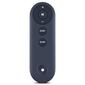 PZL front view remote showing buttons and compact design for easy control